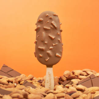 109.9元包邮！梦龙新品组合装16支巴旦木卡布基诺冰淇淋