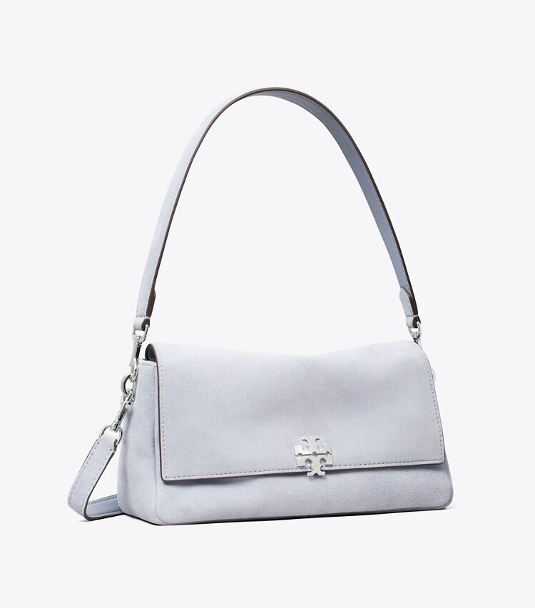 tory burch Small Charlie Suede 单肩包 Light Blue OS