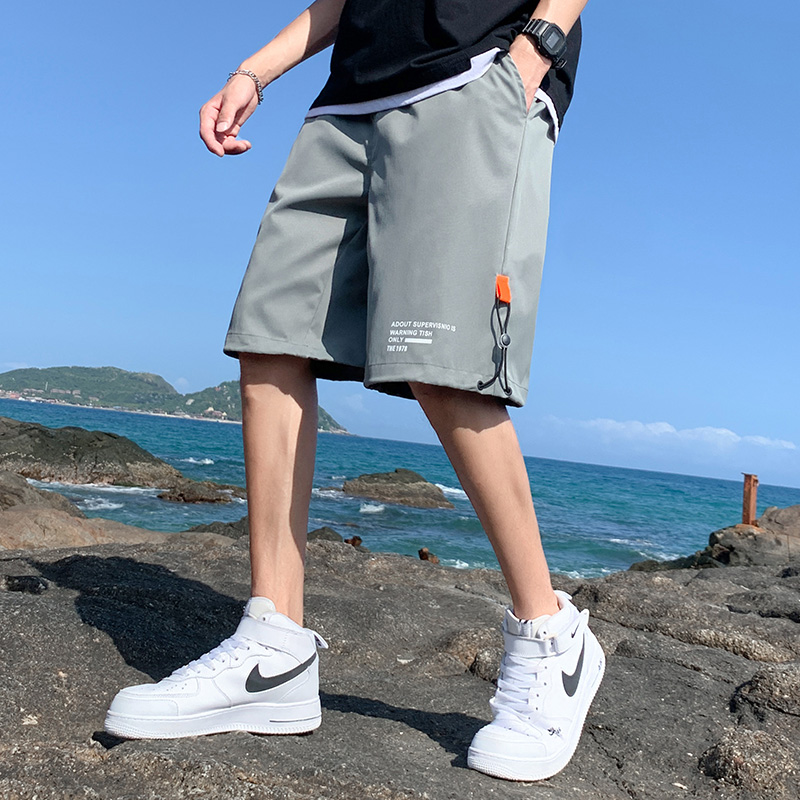 【稳定签到】男士冰丝潮流五分短裤