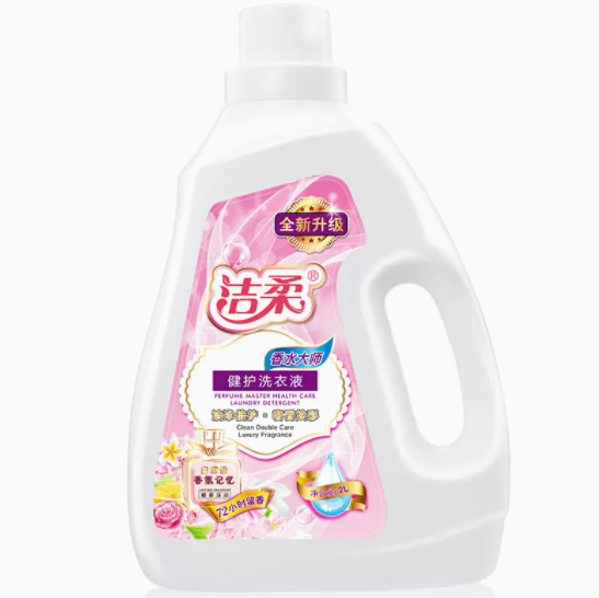 14.9元包邮！洁柔洗衣液2kg瓶装