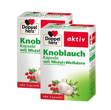 doppelherz德国双心大蒜素胶囊 480粒*2