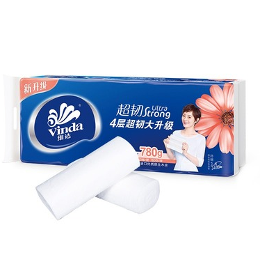 7.9元包邮！维达 超韧无芯卷纸78g*10卷