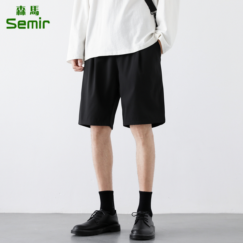 森马新品男五分裤夏季休闲宽松运动沙滩裤