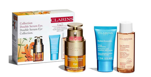 CLARINS 娇韵诗双萃焕活眼部精华套装新品,77折€52.97（约377元