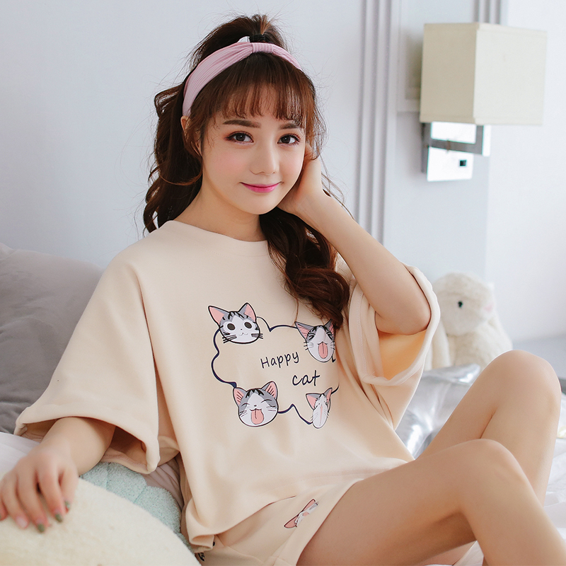 【天猫店】纯棉睡衣女时尚套装