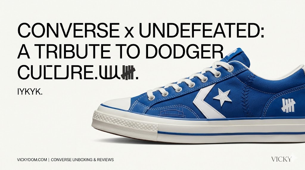 Converse x UNDEFEATED x Dodgers Chuck 70 Sneaker Collaboration