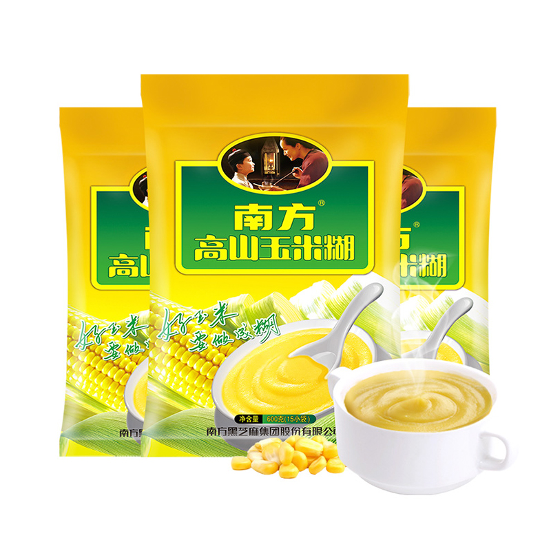 【南方】含糖玉米糊粉面早餐粥600g*3袋
