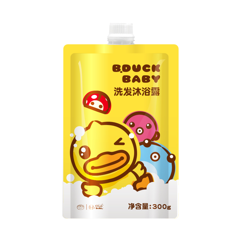B.DuckBaby小黄鸭洗发沐浴露袋装300g