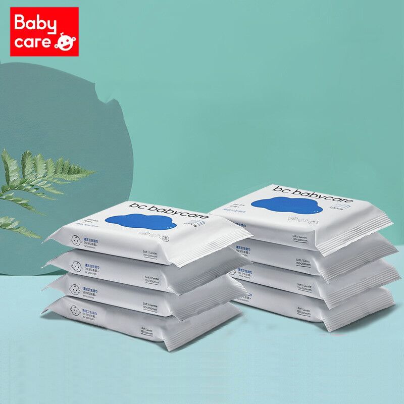 【拍2】babycare湿巾10抽*8包