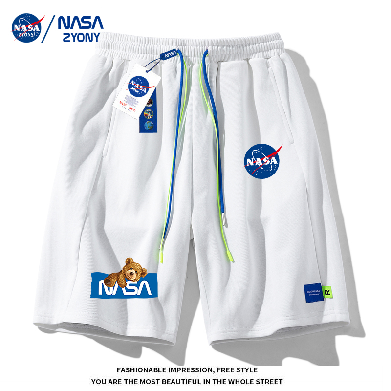 NASA联名联名夏季印花情侣款宽松休闲潮