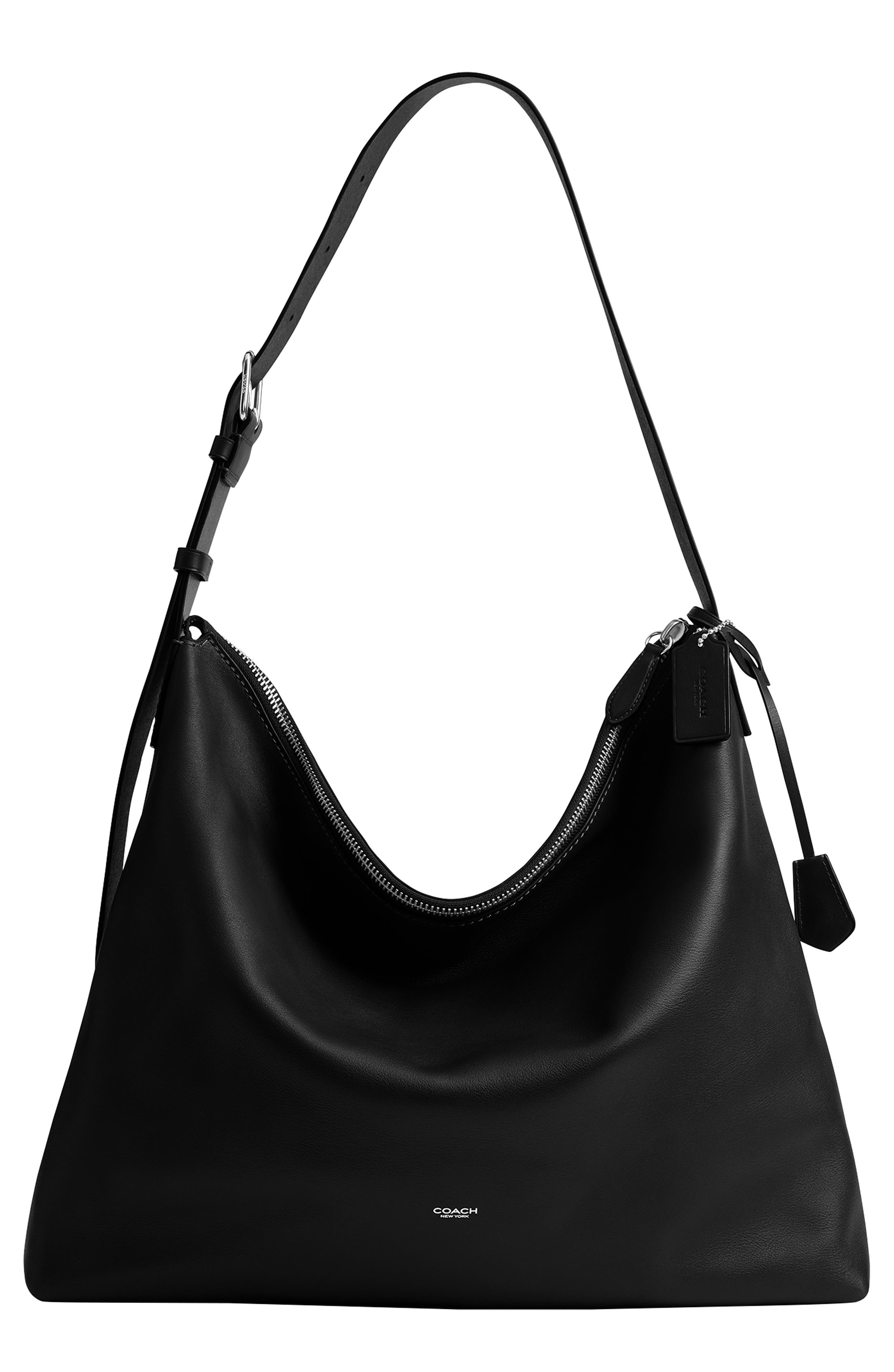 COACH Mott Leather Messenger 蔻驰信使包 Black