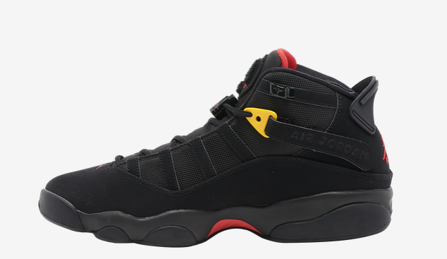 jordan6rings黑黄红男士篮球鞋
