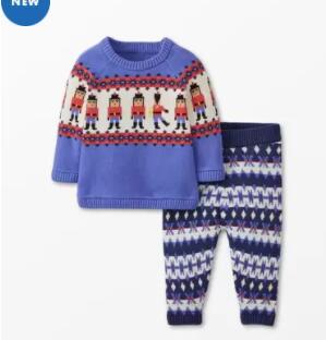 Hanna Andersson Baby Holiday针织套装