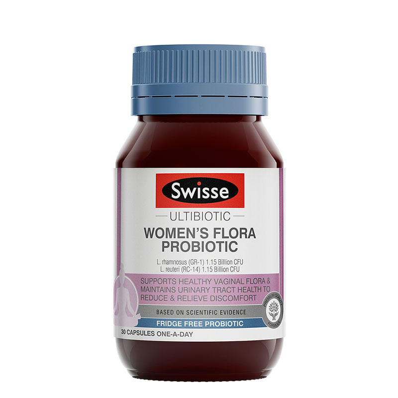 效期品Swisse女性益生菌私处护理口服胶囊