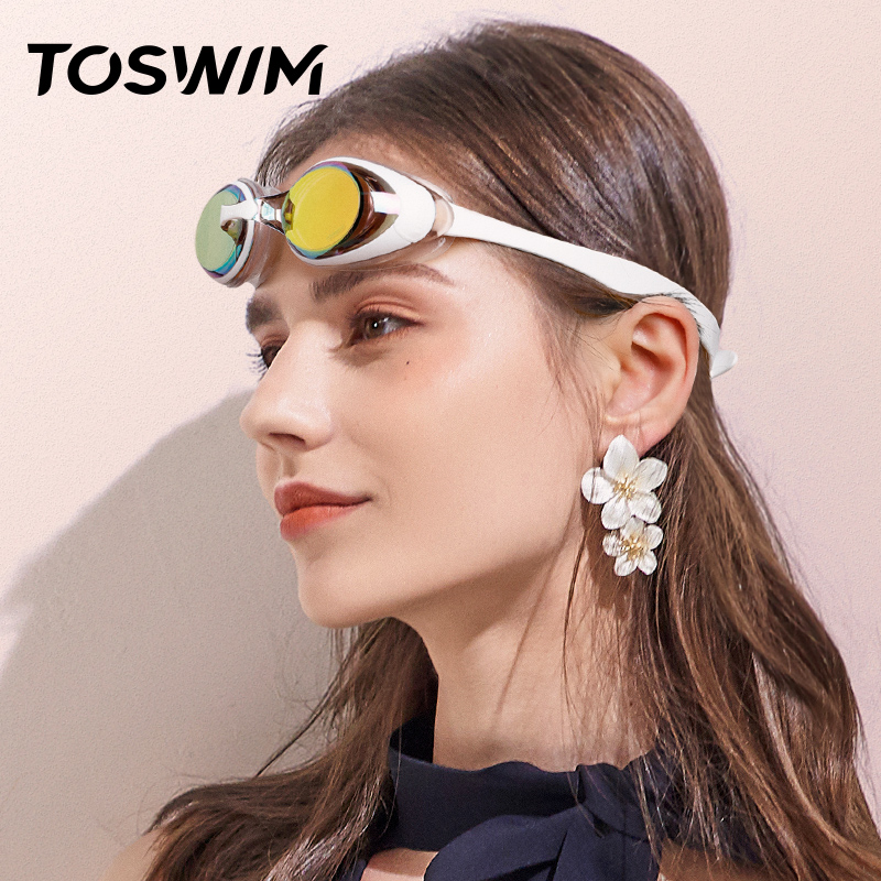 TOSWIM泳镜防水防雾高清专业近视游泳眼镜
