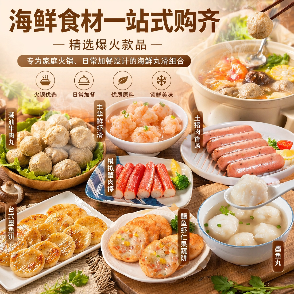 丰华火锅丸子合集3.5斤