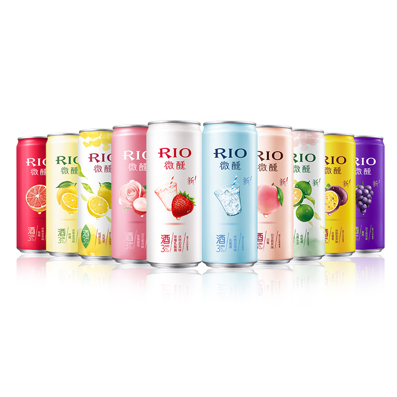 RIO鸡尾酒微醺草莓乳酸菌330ml*10罐