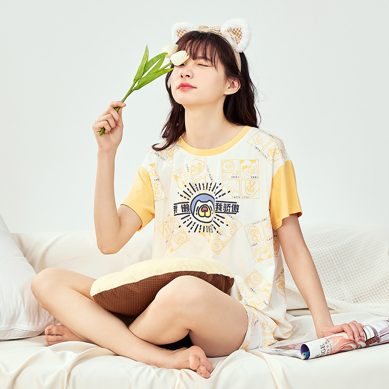 【蜜蜂母亲节专场】香蜜闺秀王香蕉款睡裙