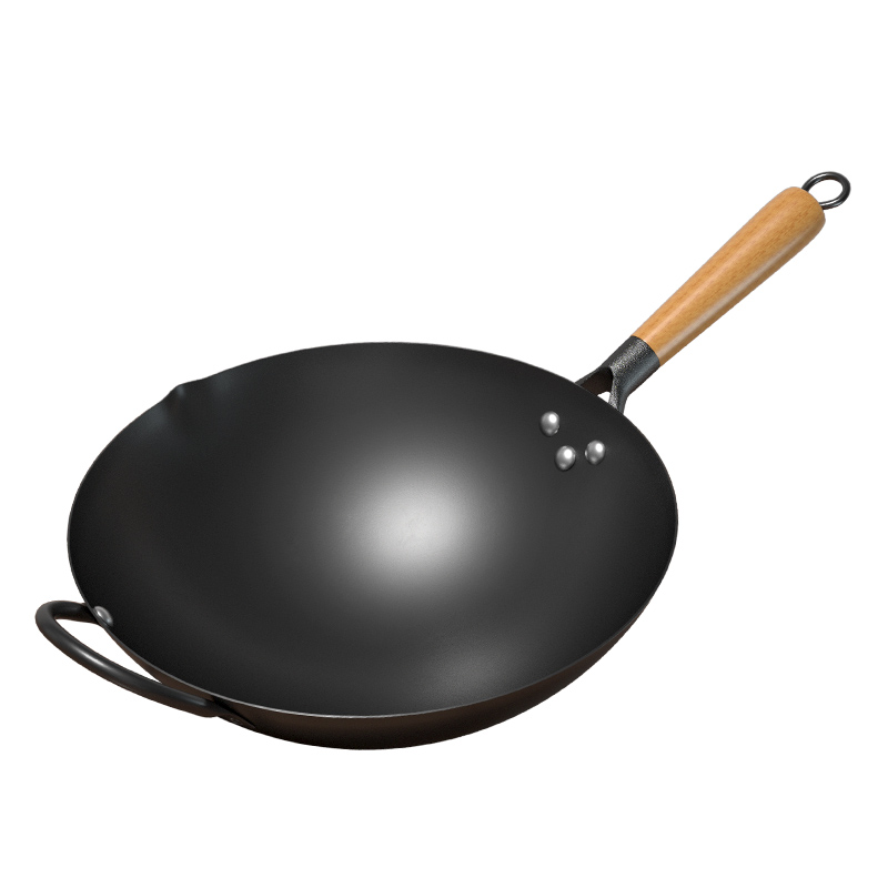 【正品章丘铁锅】老铁锅家用无涂层