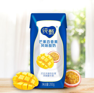 43.8元！蒙牛 芒果百香果口味200g*16盒+毕生之研眼霜2ml