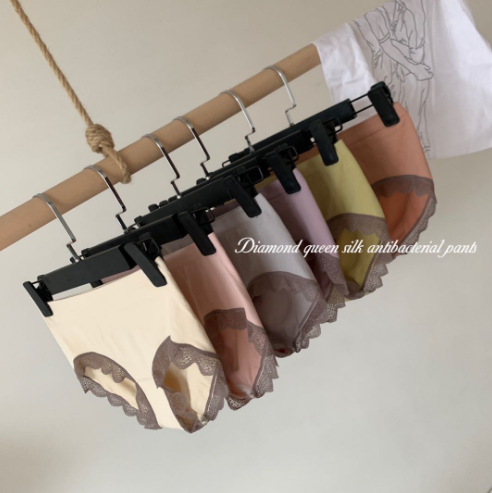 29.9元包邮！雅慕纯 蚕丝无痕抗菌女内裤高定礼盒3条装