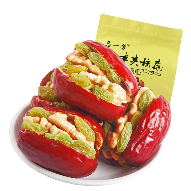芝麻味枣夹核桃仁1000g