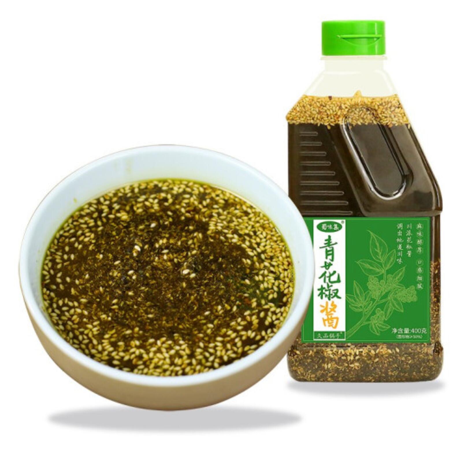 12.8元 包邮，蜀味集 青花椒酱 400g*1瓶 
