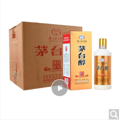 【漏洞798】茅台醇柔和酱香型53度粮食酒6瓶装
