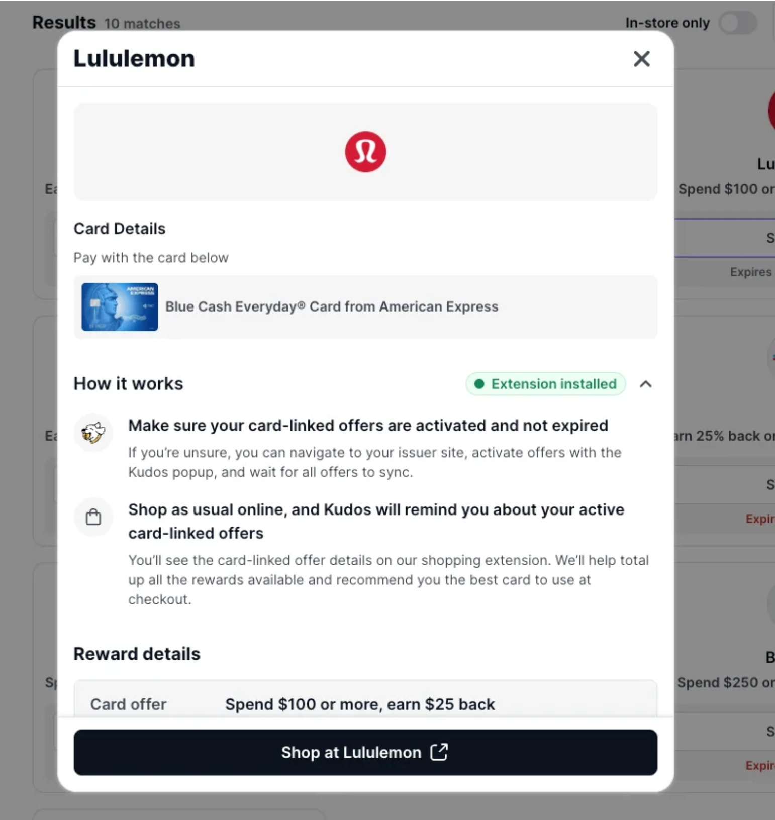 Vanessa sharing lululemon shopping haul and Amex Platinum credit tips