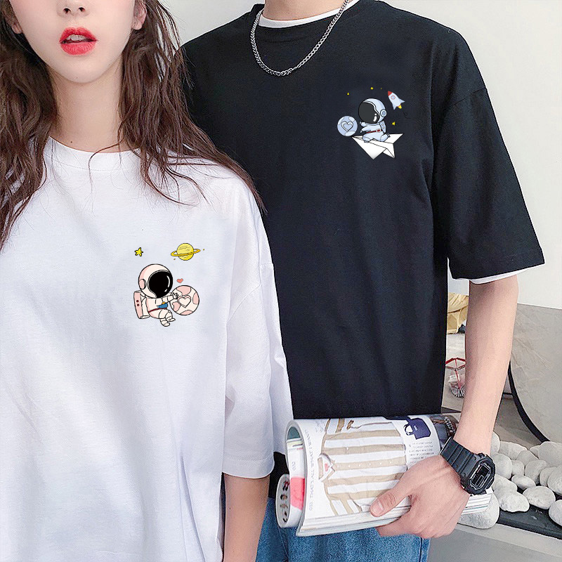 【拍两件】玖绪NASA主题系列情侣T恤