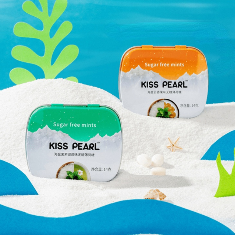【拍8件】kisspearl海盐口香接吻糖8盒