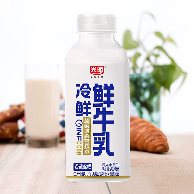光明巴氏牛乳200MLx12