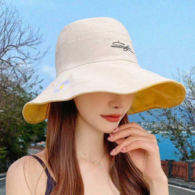 夏季渔夫帽女遮脸韩版防晒遮阳帽子