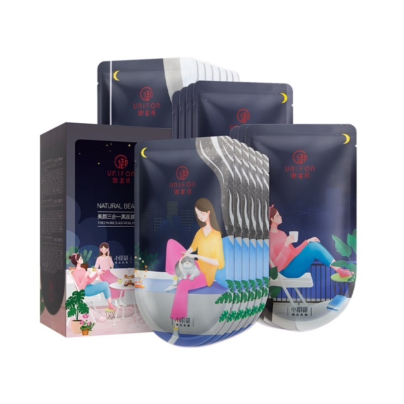 第2件0元！御泥坊三合一面膜40片