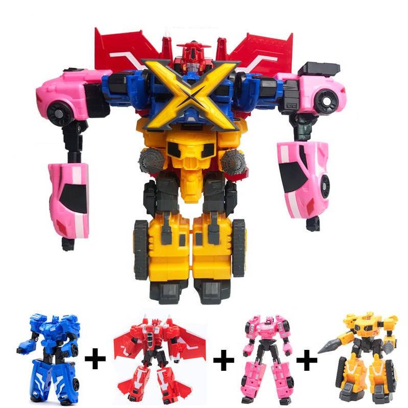 迷你特工队玩具x机甲变形机器人