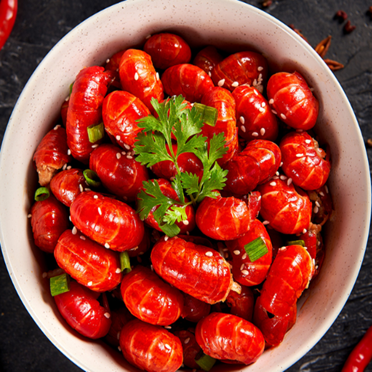 已验货！星胜客虾尾150g*5罐开罐即食