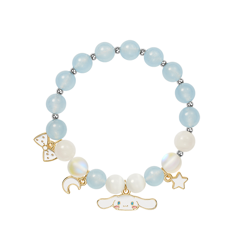 【潮色绘】三丽鸥玉桂狗水晶手链