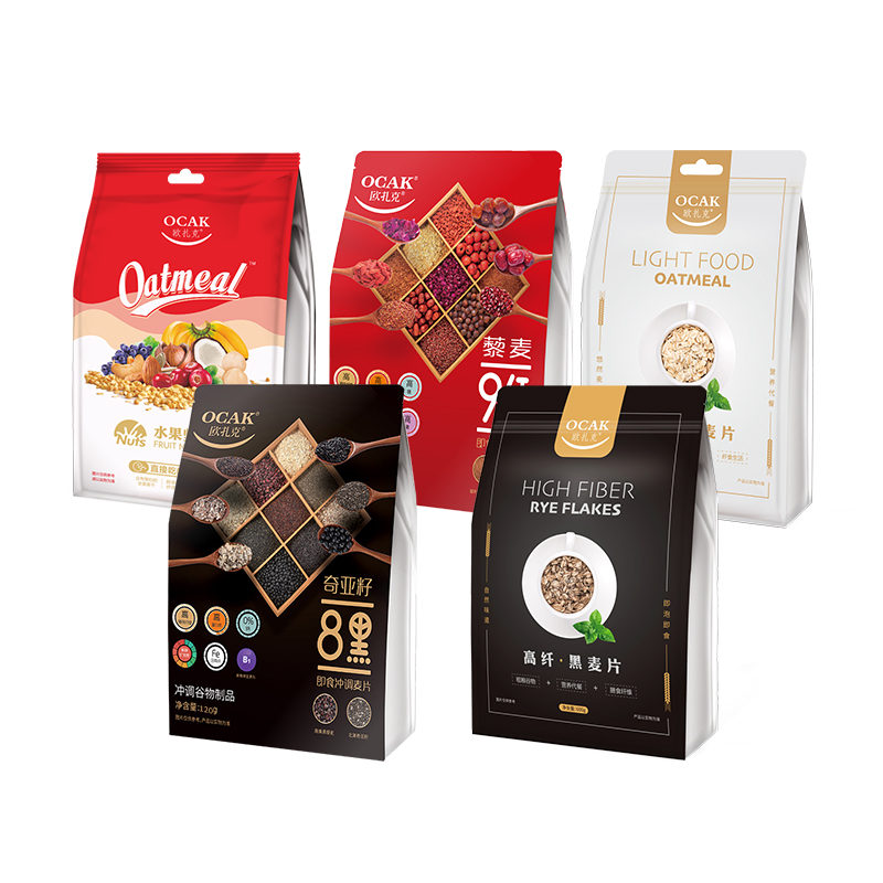 【5包32元】欧扎克多口味燕麦片600g