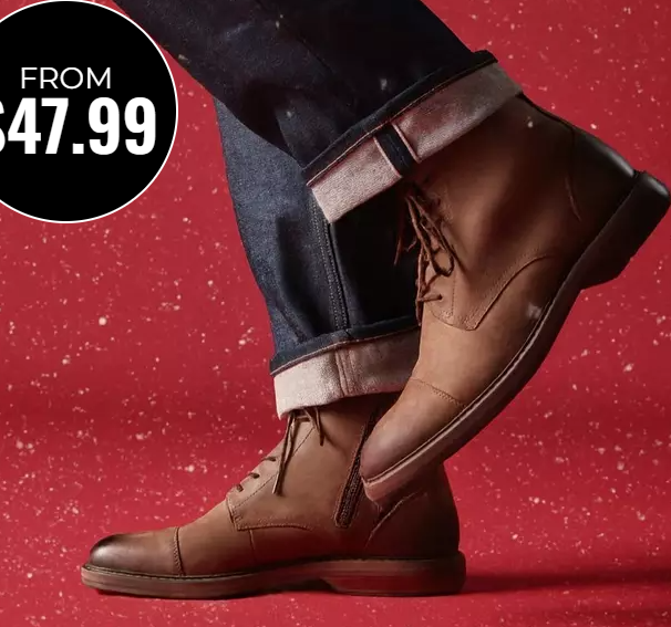 黑五价返场丨Clarks 低至额外4折+免邮