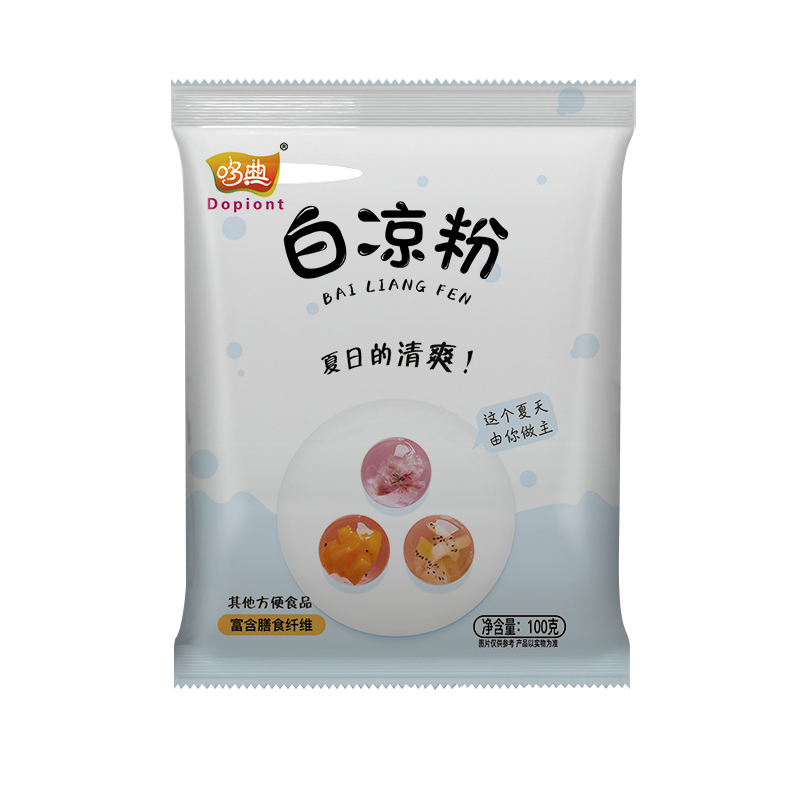 【哆典】白凉粉儿童烧仙草粉果冻粉100g
