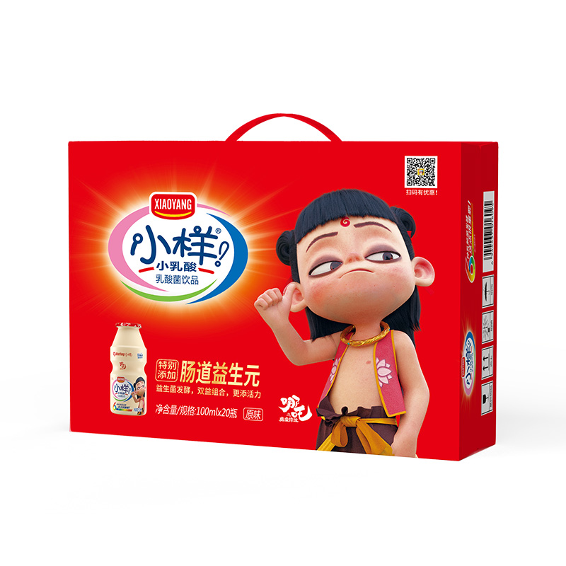 小样哪吒款乳酸菌饮料100ml*20瓶