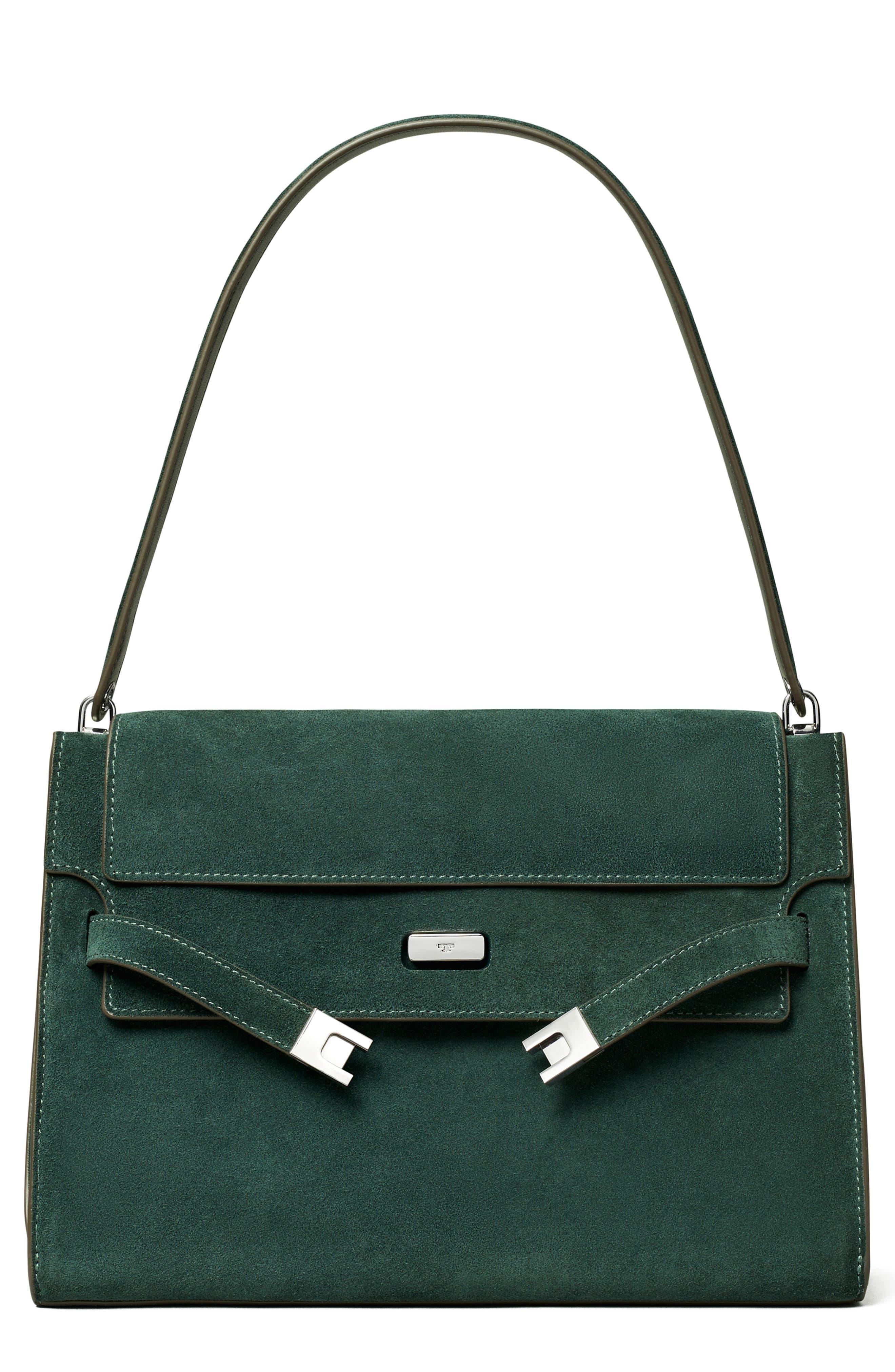 Tory Burch Large Lee Radziwill Suede Shoulder Bag