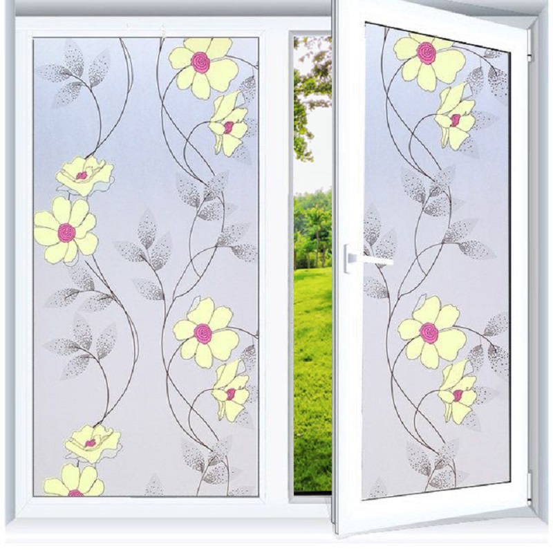 淘工厂！磨砂玻璃贴纸30*100cm