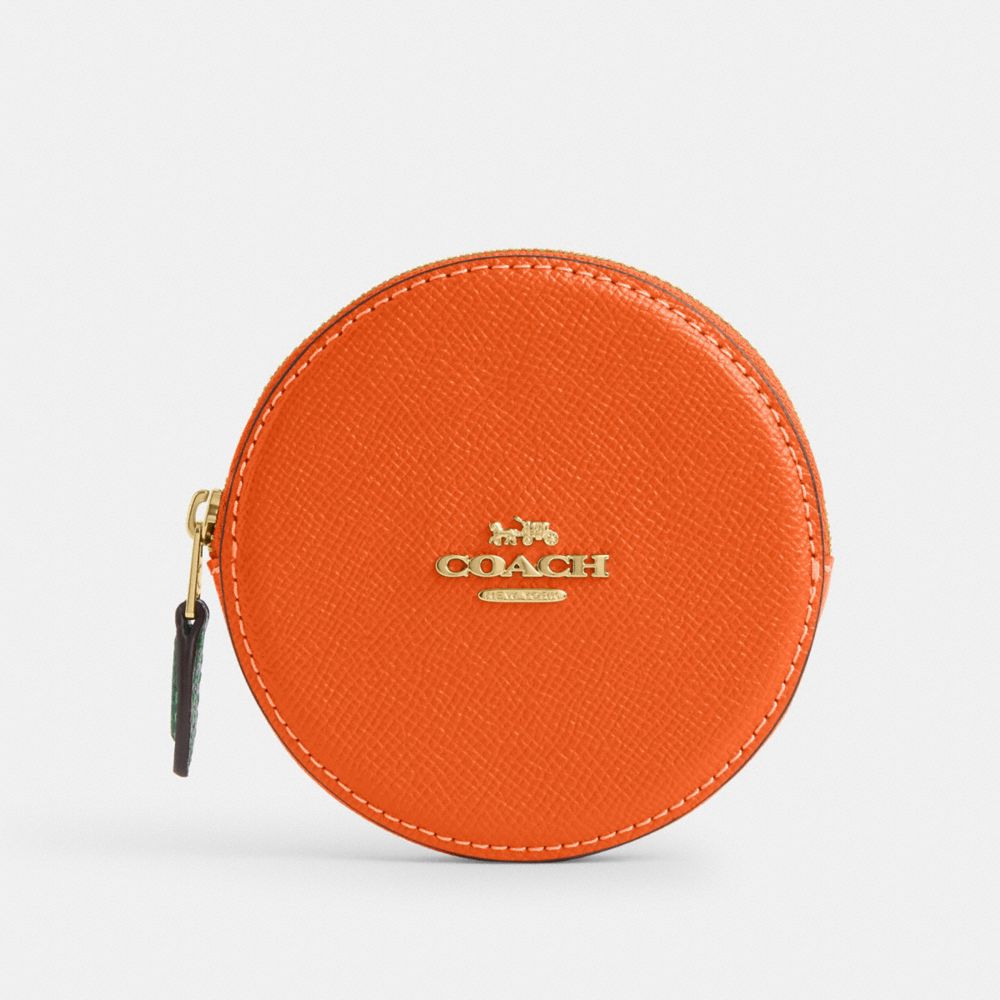 coach orange coin case CAN29-IMQSR
