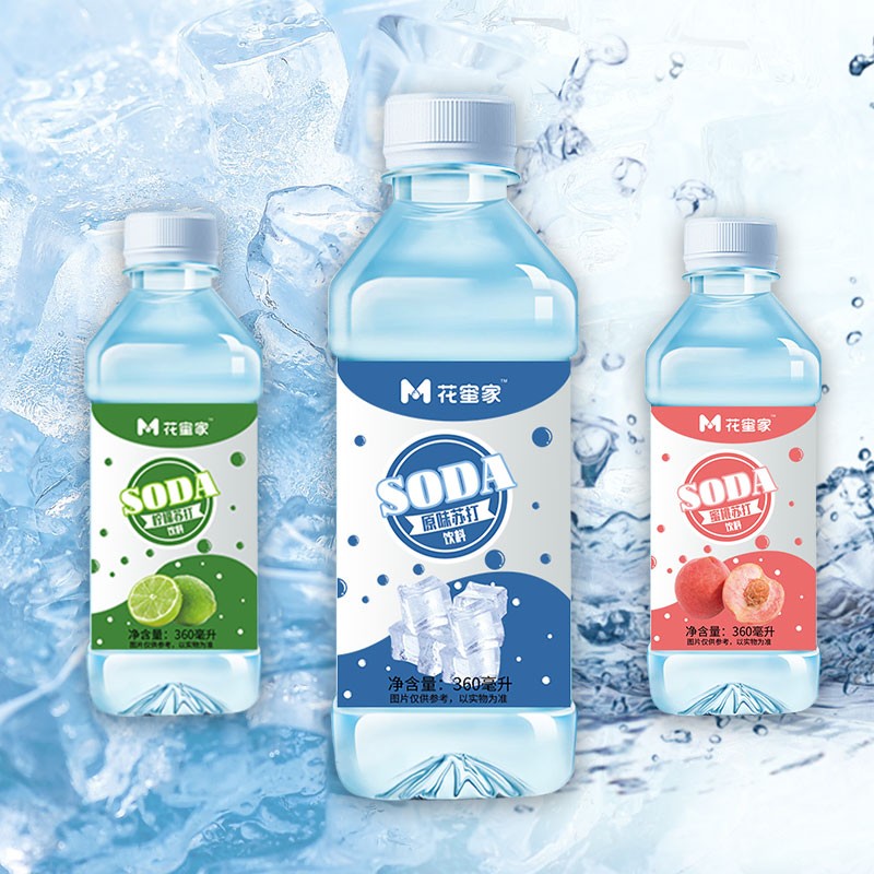 【JD专营】花蜜家 苏打水汽水 多口味混合装 360ML*12瓶