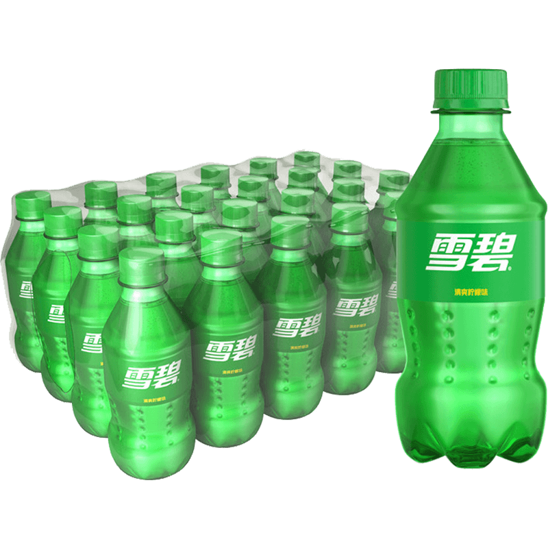 可口可乐雪碧柠檬汽水300ml*24瓶