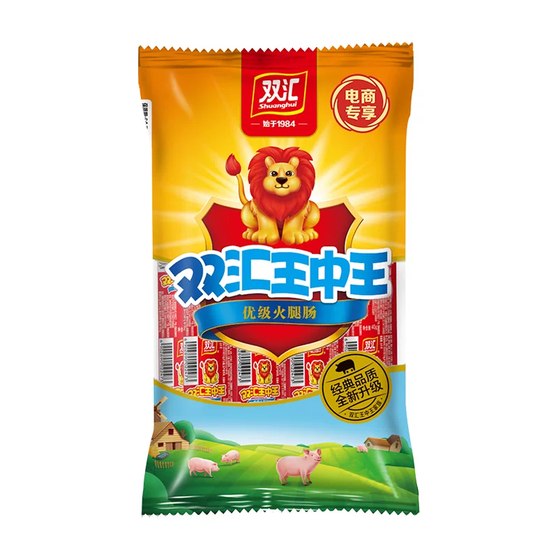 双汇王中王火腿肠4件