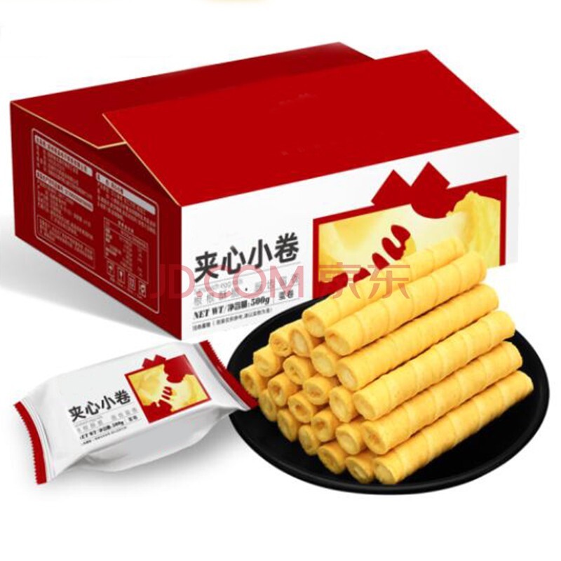 纯椰浆手工鸡蛋卷 整箱120支