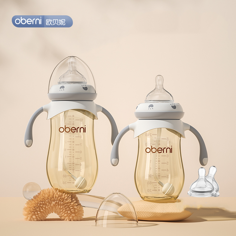 欧贝妮奶瓶大宝宝ppsu防胀气耐摔