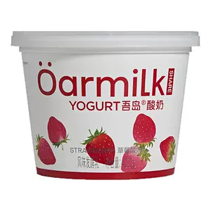 【拍四加赠限购1单】Oarmilk吾岛酸奶果味生牛乳发酵420g*1桶